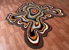 Irregular Shape Handmade Hand Tufted Woolen Area Rug for Living Room & Bedroom