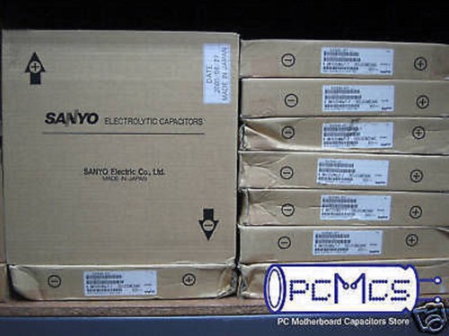 10 x Sanyo WG 6.3V 3300UF Ultra Low ESR for VRM Computer Motherboard Capacitor - Picture 3 of 3