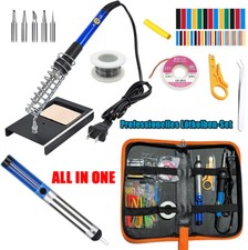 60W Electric Soldering Iron Welding Gun Tool Kit Solder Wire Desoldering Pump