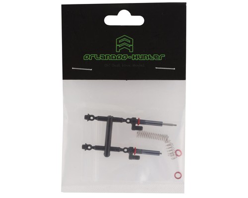 Orlandoo Hunter OH32X02 Threaded Alloy Rear Shock Absorbers (Grey) (2) - Picture 2 of 2