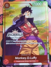 Monkey D Luffy	P-001	Offline Regional 2024 Participant One Piece Card English