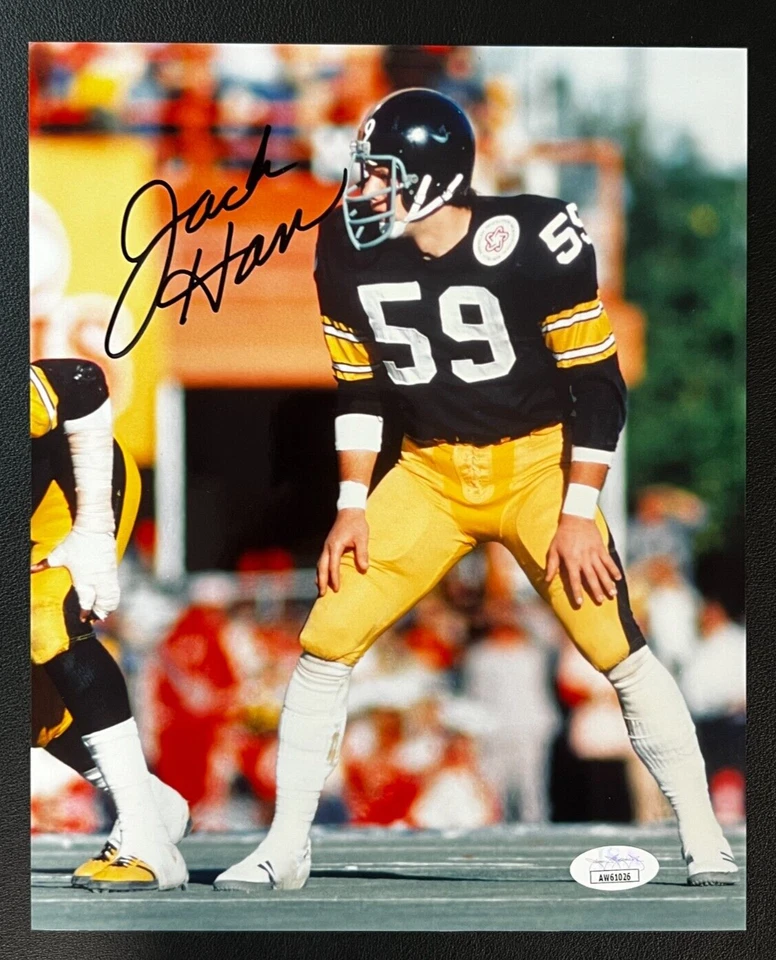 Jack Ham Signed 8x10 Photograph JSA w/COA #59 NFL Pittsburgh Steelers HOF AUTO! - Image 2 of 4