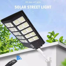 Commercial Parking Lot Light 2000W Solar Security Flood Light for Yard Driveway