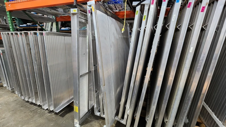 Rampa de acesso modular de alumínio para deficientes comercial residencial instalação - Imagem 4 de 4