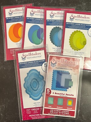 Spellbinders Nestabilities Dies-Gently Used-Metal Dies-Spellbinders-Square Shape