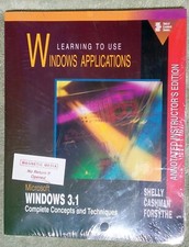 SEALED Windows 3.1 Learning to Use Windows Applications for Windows 3.1