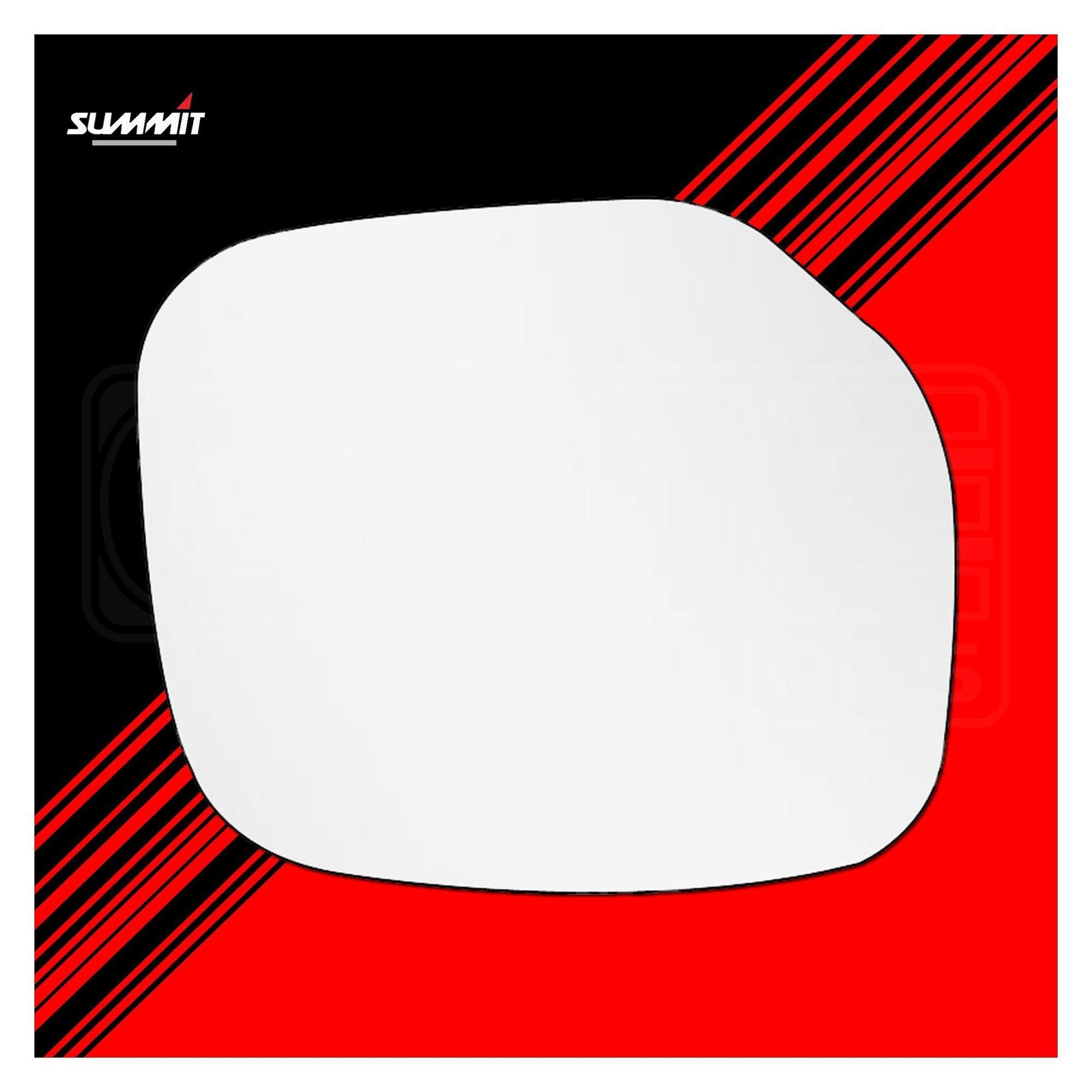 Back Plate Replacement Mirror Glass - Summit SRG-570B - Fits Citroen LHS