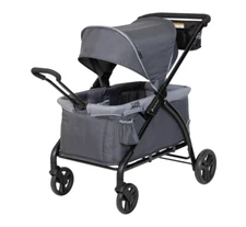 Coche Para Bebes Cochecito Para Niños Convertible Pull Wagon Stroller Grey NEW