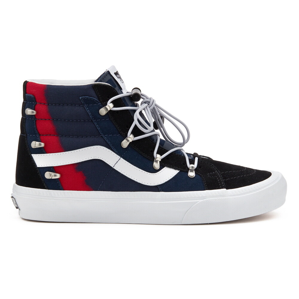 New Vans Sk8-Hi Echo DX Fusion Dress Blues/Red Sneakers High