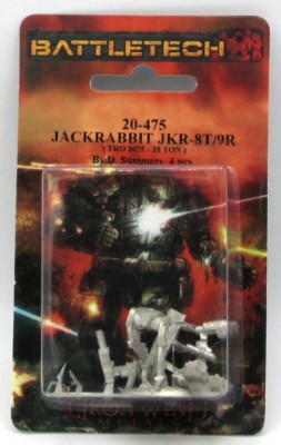 Battletech 20-475 Jackrabbit JKR-8T/9R (TRO 3075) Long Range Support Mech NIB