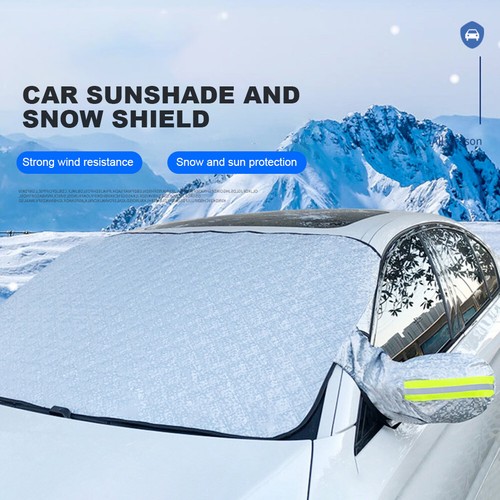Copertura invernale per parabrezza anteriore per auto, copertura antipolvere ant - Foto 2 di 10