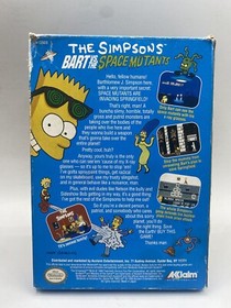 The Simpsons: Bart vs. the Space Mutants (Nintendo NES, 1991) Box & Game Only