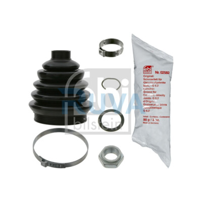 Fits VW Golf Caddy Polo Scirocco Seat Ibiza Ruva Front CV Joint Boot Set
