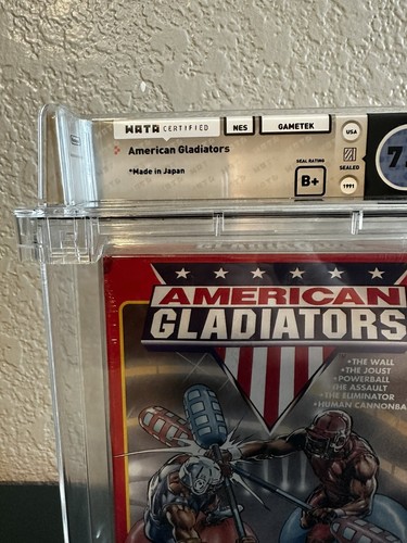 American Gladiators Nintendo NES Gametek WATA 7.5 B+ - Picture 2 of 8