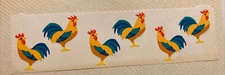 Vintage 1990 Mrs. Grossman’s Roosters stickers