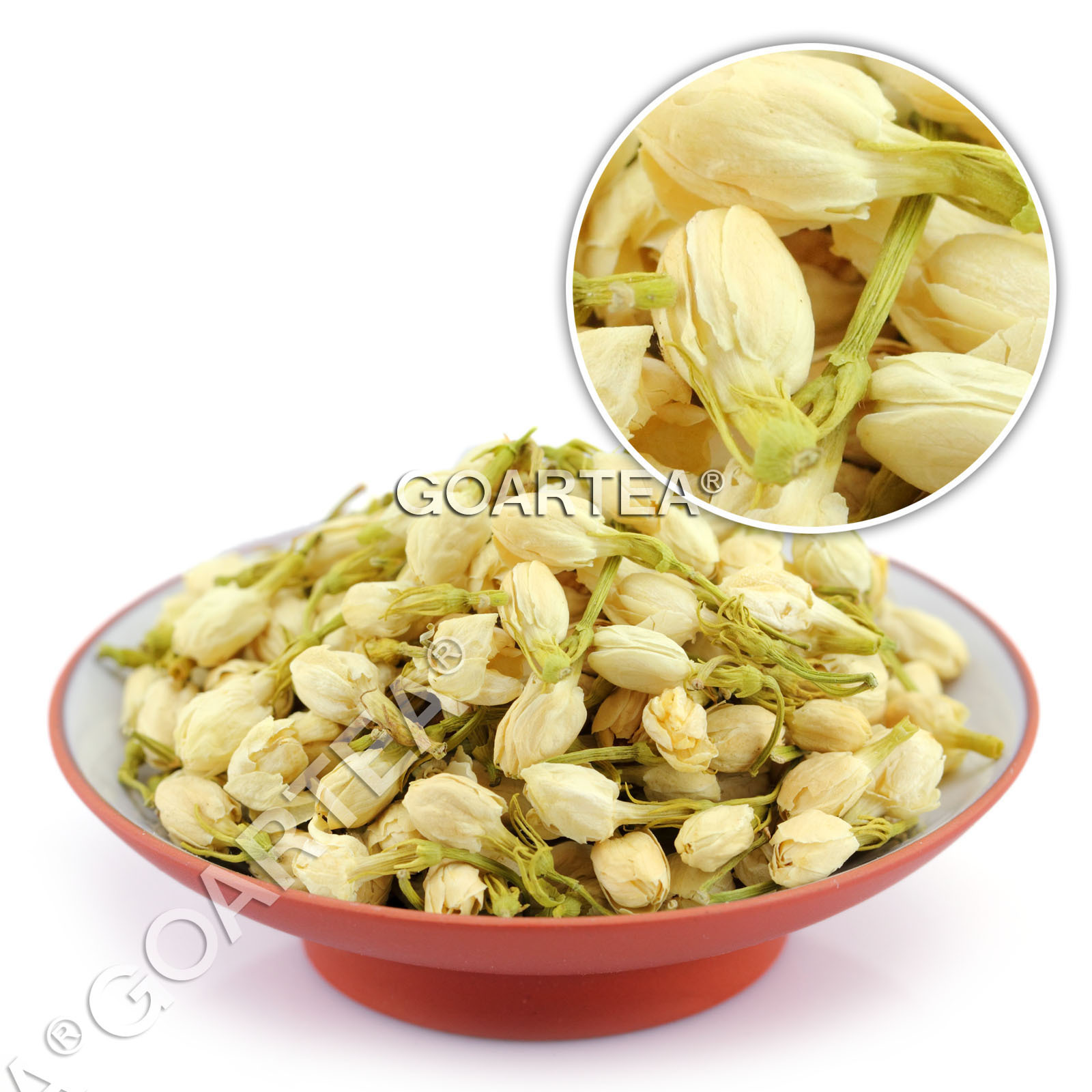 GOARTEA Jasmine Flower Floral Dried Bud Herbal Tea Natural Fragrance Kräuter Tee