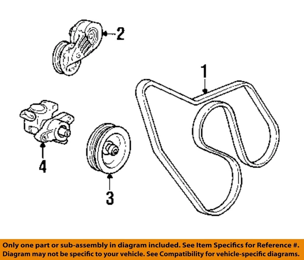 GM OEM-Serpentine Drive Fan Belt 19244952 | eBay