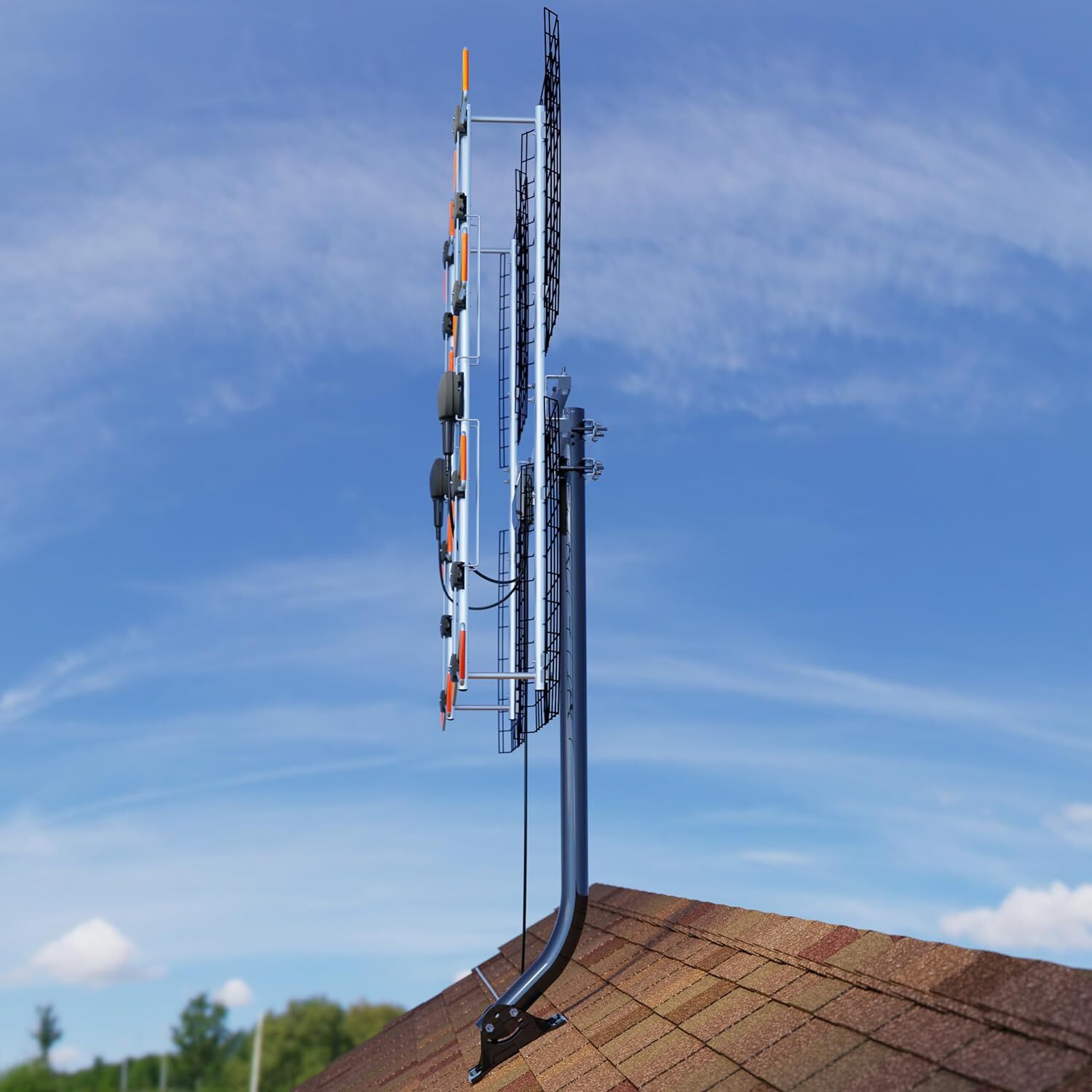 Antennas Direct 8Element Bowtie UHF Outdoor HDTV Antenna, Silver eBay