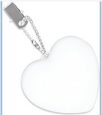 Purse Glow Heart Light LED Automatic Sensor Glowing Keychain For Girls Gift D247