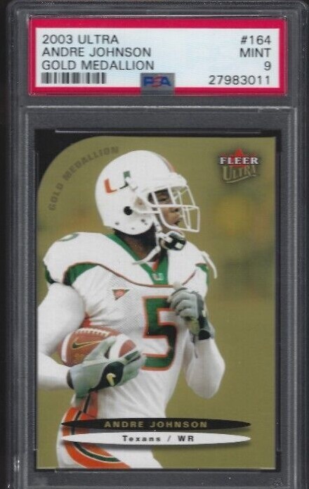 Andre Johnson Ultra Gold Medallion #164 Gold Medallion
