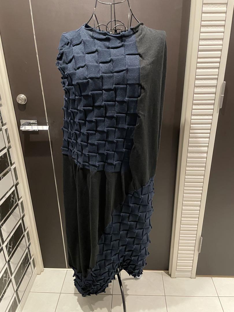 ワンピース ISSEY MIYAKE 90s HARF ZIP WOOL ONE PIECE ワンピース ISSEY MIYAKE 90s HARF ZIP WOOL ONE PIECE Issey