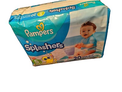 PACK 20pcs Pampers Splashers Disposable Swim Diapers SMALL 13-24