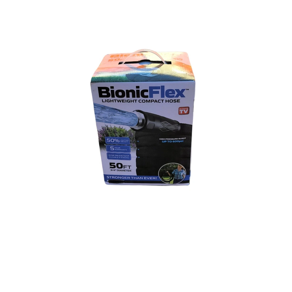 Bionic Flex Pro Garden Hose Heavy Duty Flexible Lightweight 50 ft