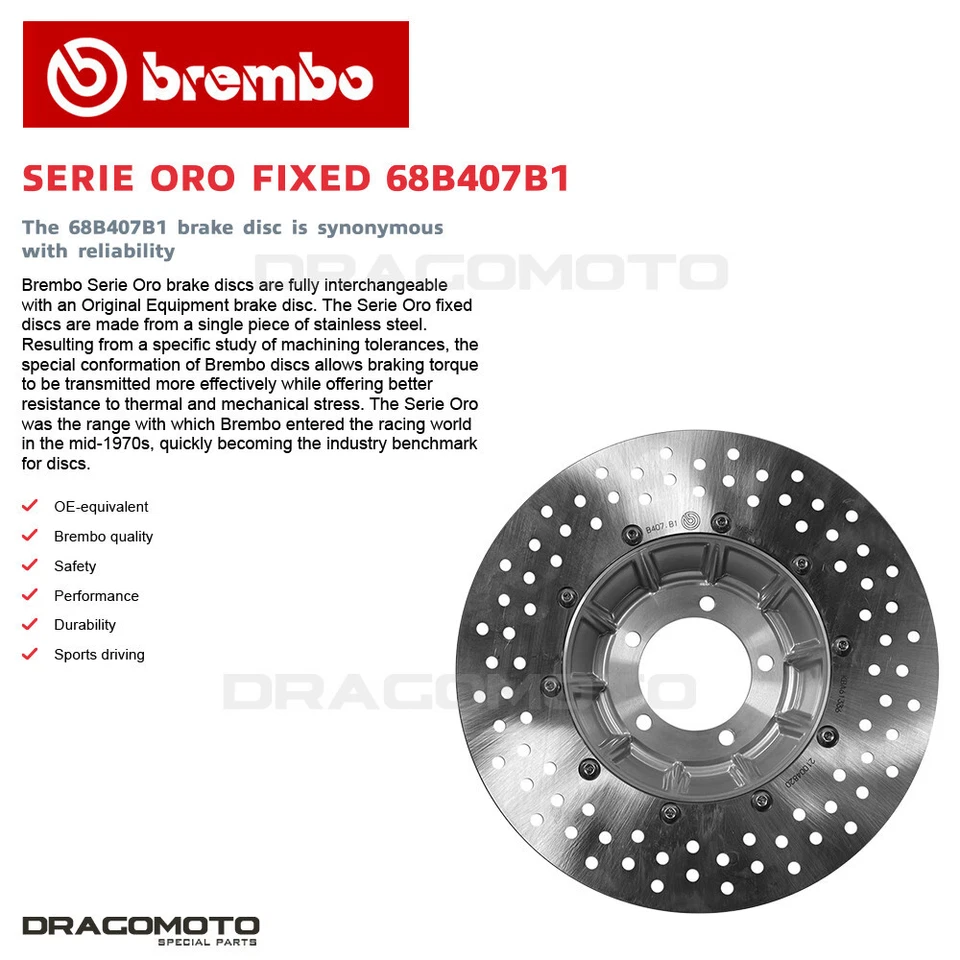 Disco de freno trasero BREMBO BMW R 100 RS 1000 1976-1984 Foto 2 de 4