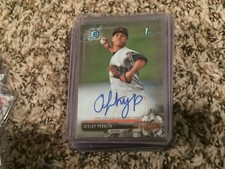 OFELKY PERALTA 2017 BOWMAN CHROME ROOKIE RC  AUTOGRAPH AUTO ORIOLES!