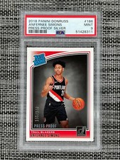 2018 PANINI DONRUSS ANFERNEE SIMONS #186 PRESS PROOF SILVER /349 ROOKIE RC PSA 9
