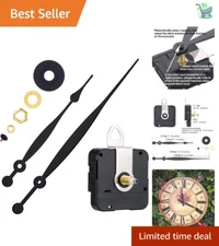 Versatile Indoor/Outdoor Clock Movement - Spade Hands 208mm for Customization