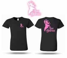 Bow Huntress women's Logo short sleeve t shirt bowhunting apparel archery