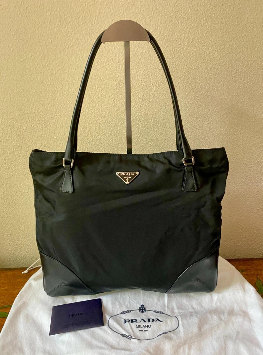 Authntic Prada Tessuto/Saffiano Nero bag ,EUC