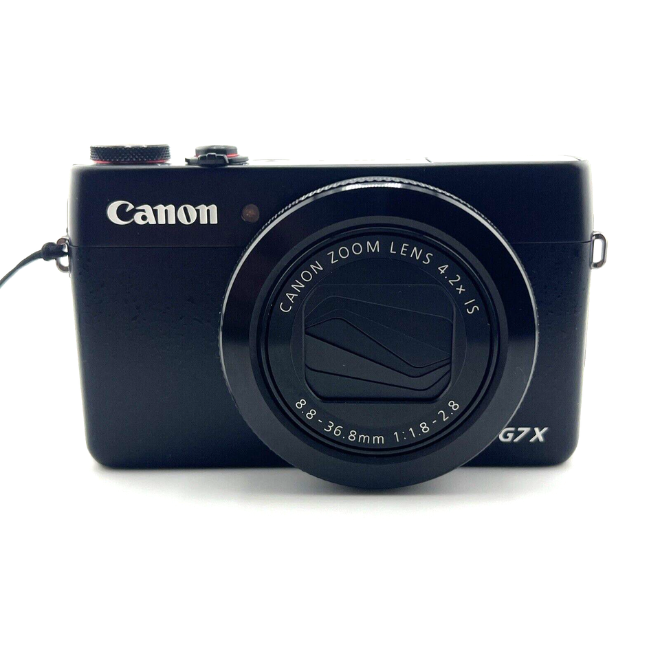 Canon PowerShot G7 X Digital Camera Black Kit 4.2x Zoom WiFi MINT
