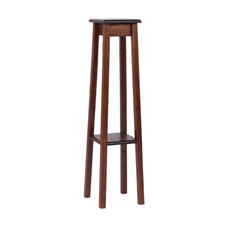 Colonna portavaso in legno arredo ingresso BIG H110 Noce