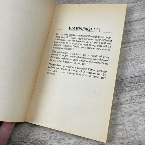 Choose Your Own Adventure #3: By Balloon to the Sahara CYOA Edward Packard 1979 - Picture 9 of 10
