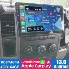 Android 13 4 64GB Carplay Car Radio Stereo GPS For Dodge RAM 1500 2500 2009-2012