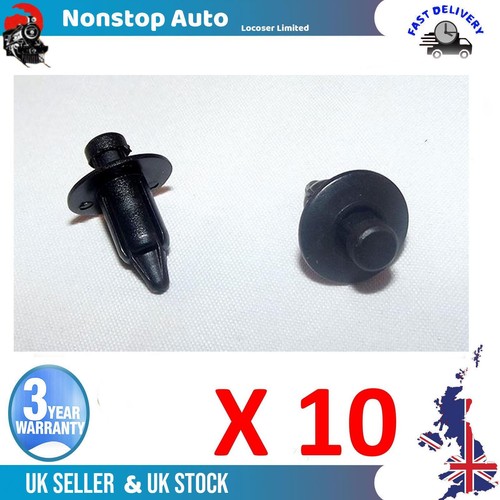 10x Suzuki Mitsubishi Esterno & Interno Rivetti Fissaggio Clips - Foto 2