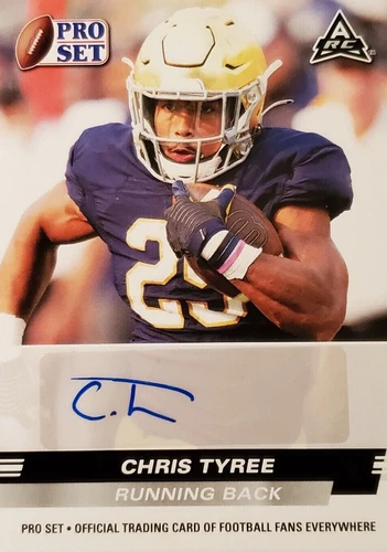 2022 Leaf Pro Set Draft Chris Tyree #PSA-CT4