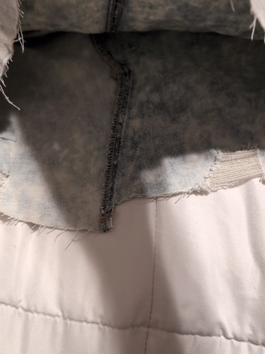 BLANKNYC Asymmetric Stretch Denim Skirt Girls' 14 Nice Try Pockets Button Zip - Picture 5 of 5