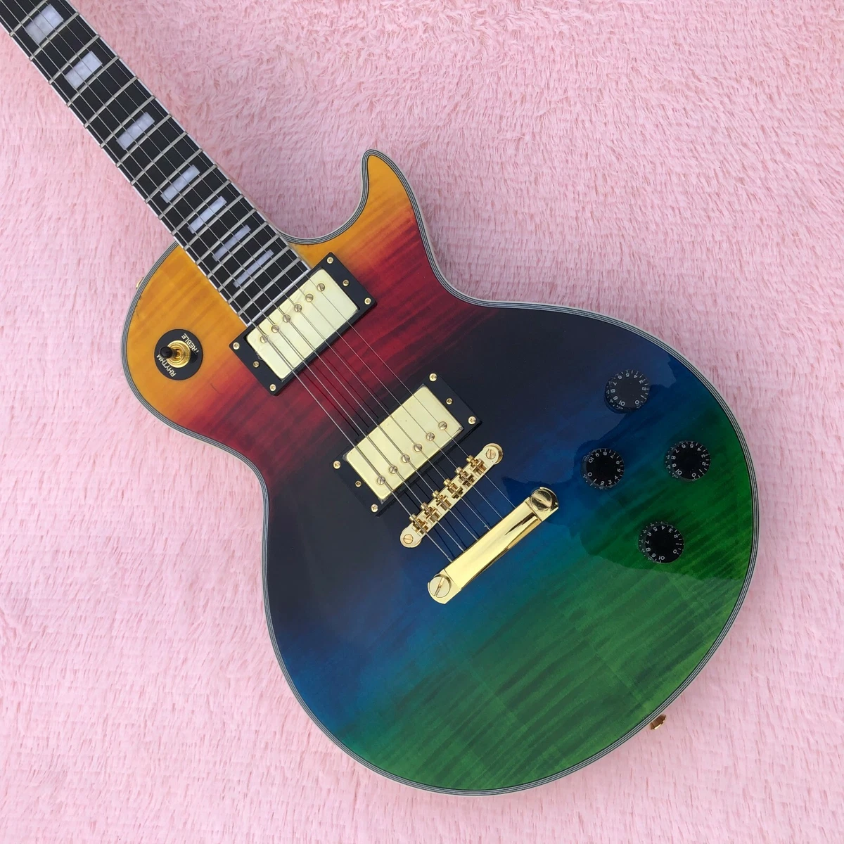 Guitar Store Standard Rainbow Colors Electric Guitar Fast Shipping