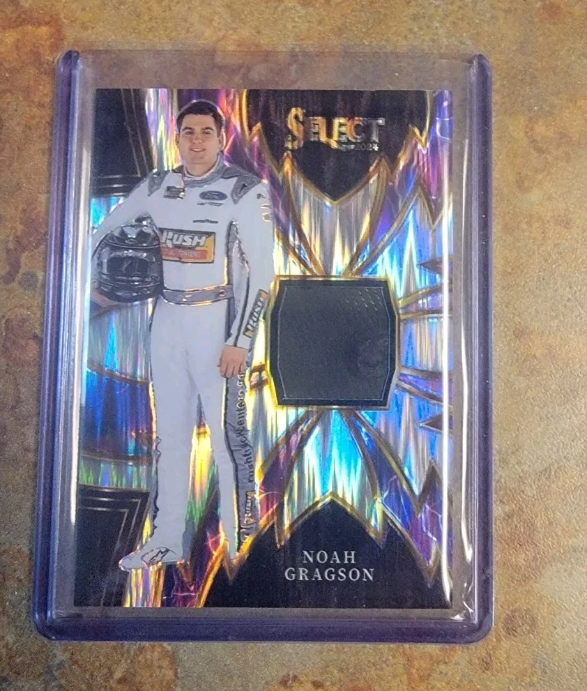 2024 Panini Select Racing Sparks #S-NHG Noah Gragson Flash Prizm Race Used Relic