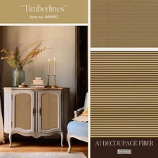 Timberlines | A1 Fiber Decoupage | 23.4" x 33.1 | Redesign with Prima