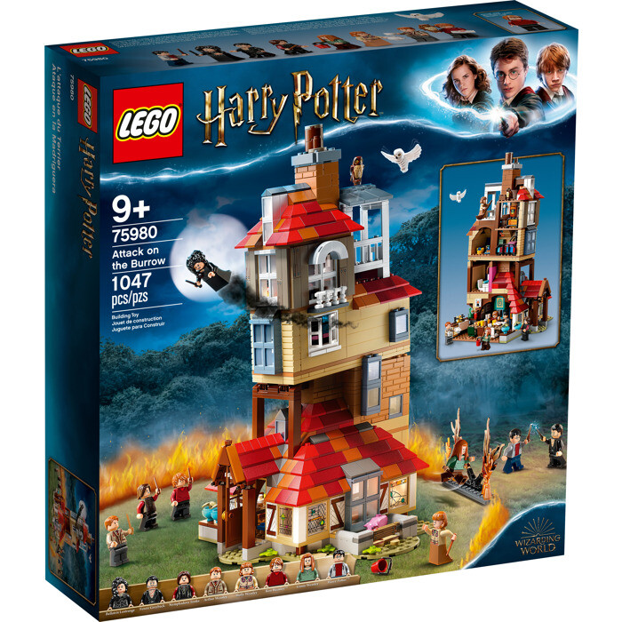 LEGO Harry Potter Attack on the Burrow Box Set 75980 (No Sealed on