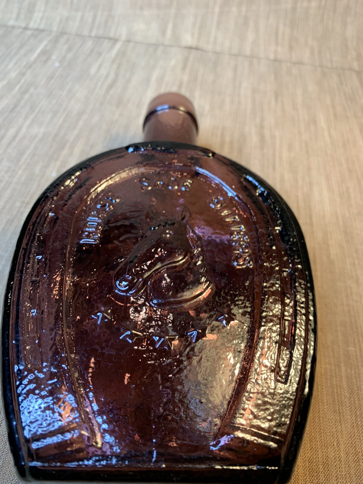 Vintage Wheaton Horse Shoe Bitters Medicine Co Glass Bottle