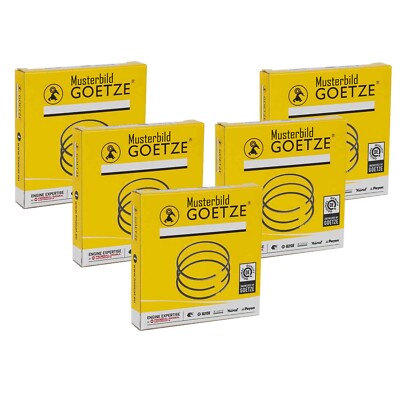 5x GOTZE Kolbenringe Satz für VW  Crafter Bus T5 Multivan Touraeg 2,5l TDI