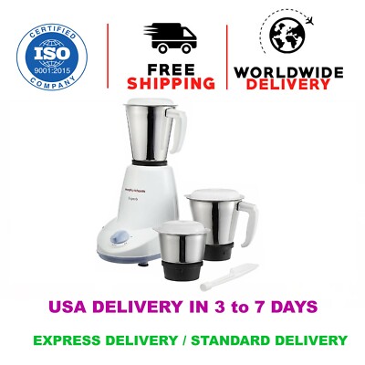Morphy Richards Superb 500 Watt 230 V Mixer GrinderGrindPuree With SS 3 Jars