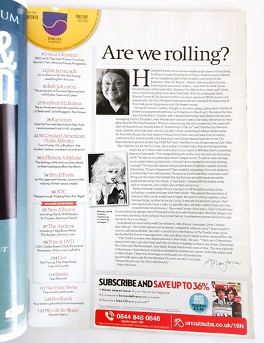 UNCUT Magazine MArch 2014 RAMONES Jefferson Airplane Small Faces Phil Everly XTC - Picture 2 of 10