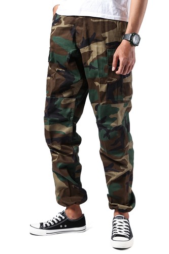 BACKBONE Mens Casual Camo Cargo Pants Military Combat Army Tactical BDU Pants - Picture 59 of 109