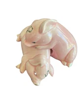 Cuddling Pigs Antique Salt And Pepper Shakers
